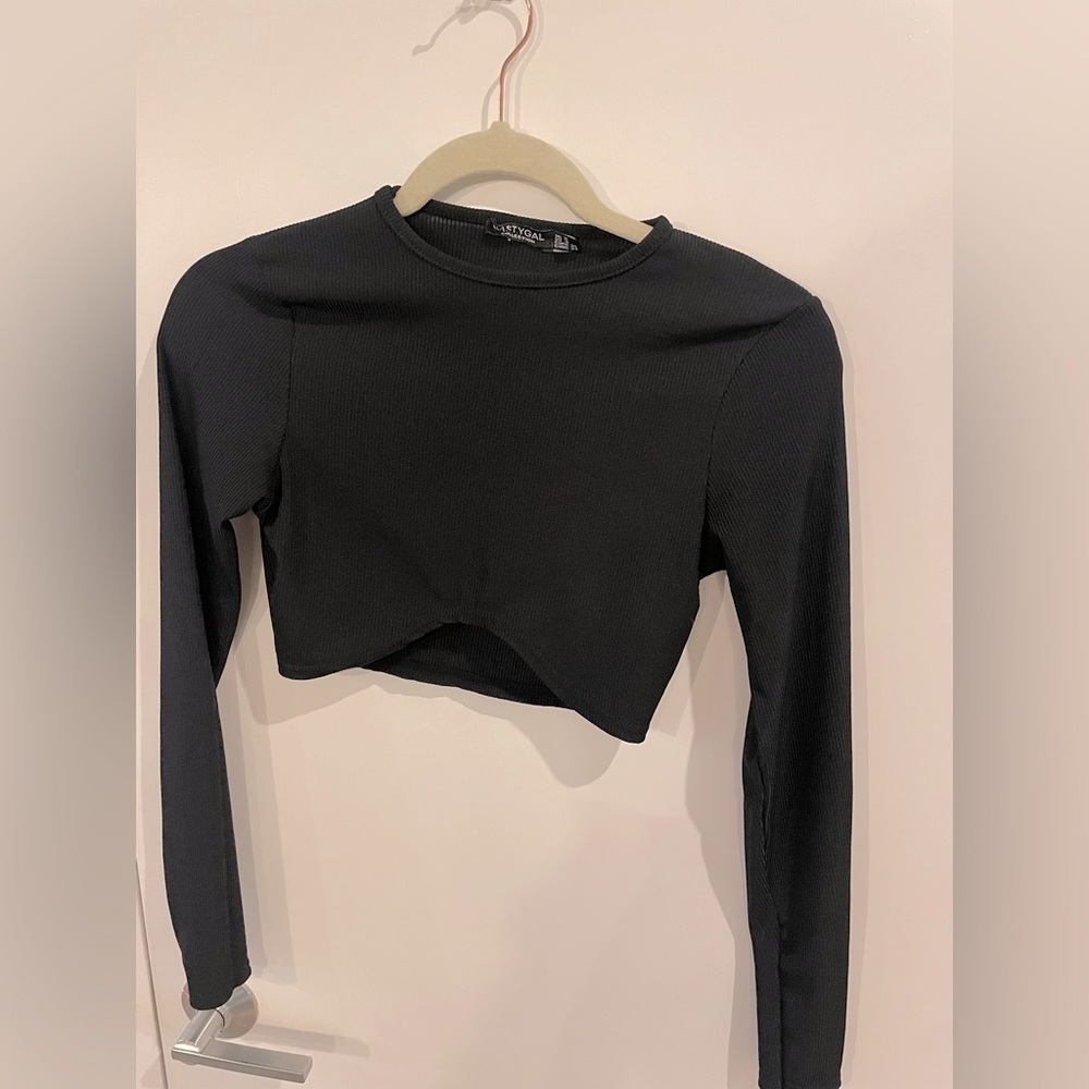 Nastygal Crop Top || Longsleeve